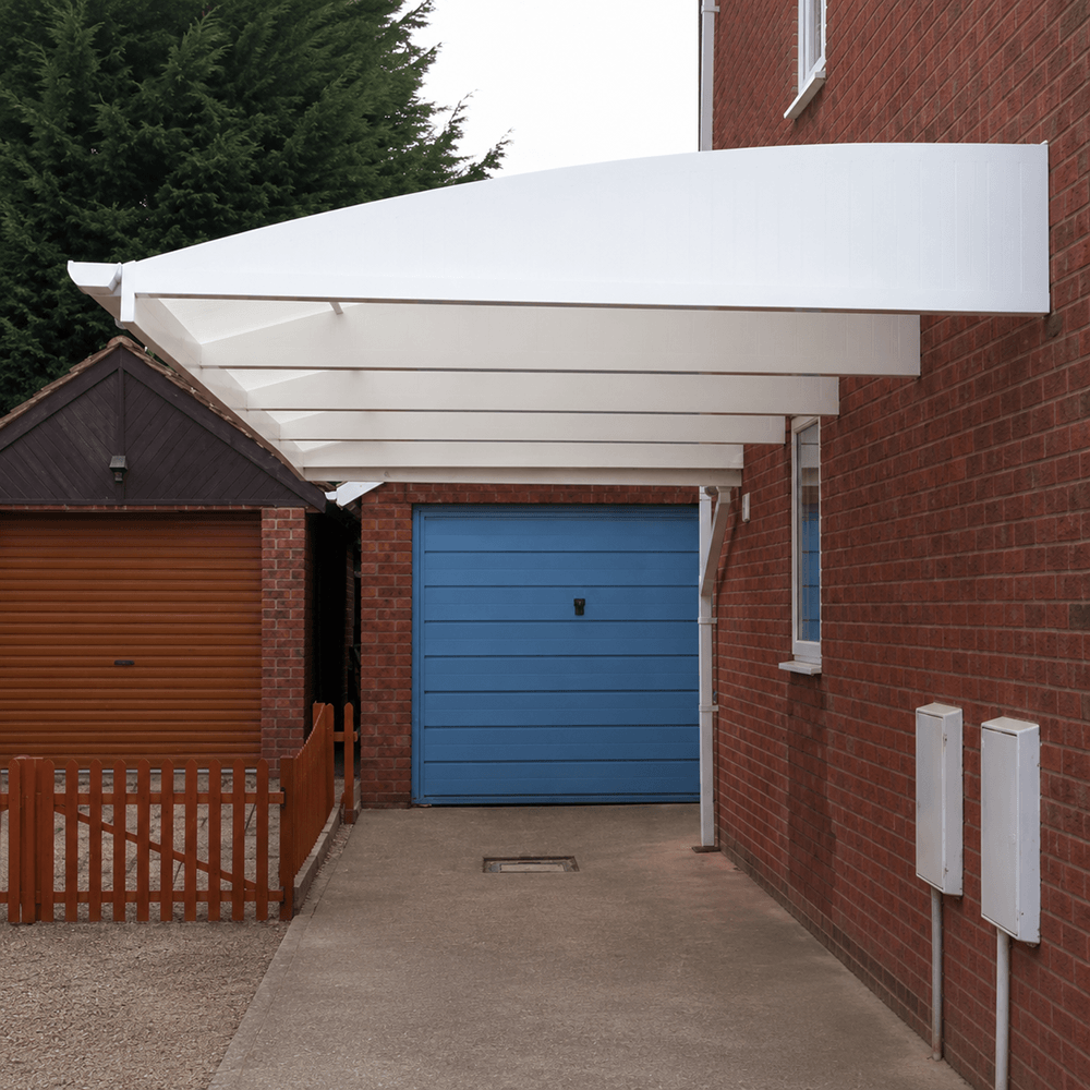 8 Beam Cantilever Carport System – 2.44m Projection x 11275mm Wide Image